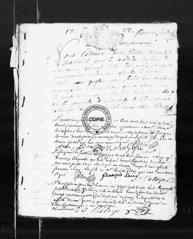 BMS (1738-1763)
