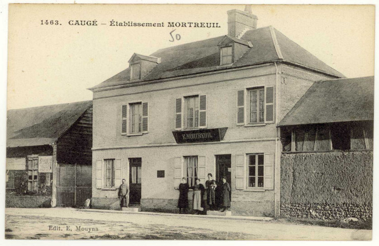 Caugé. Etablissement Montreuil.