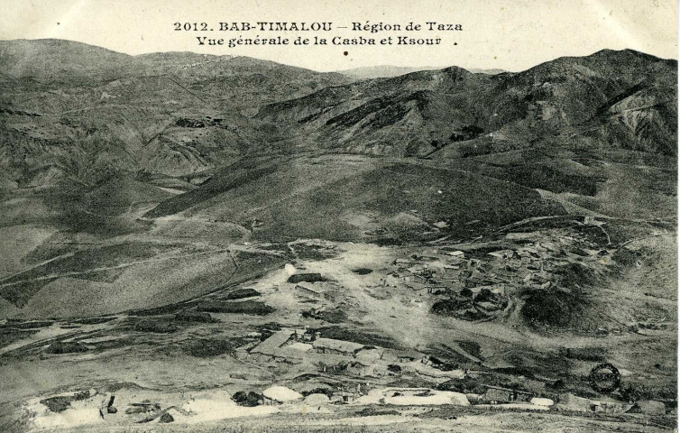 Région de Taza Vue générale de la Casba et Ksour