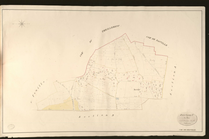 Berville-en-Roumois. Section C _ du Bosc _ 2e et dernière Feuille