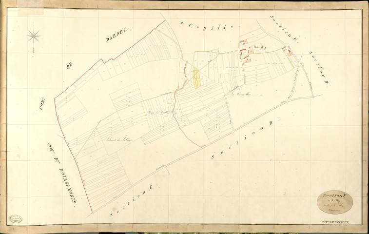 Reuilly. Section F _ de Reuilly _ 1re de 2 Feuilles