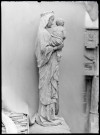 Statue de Vierge à l'enfant du XIVème siècle de l'église de Sancourt (Eure).