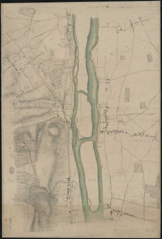 Cours de la Seine de Pressagny-L'Orgueilleux à Saint-Pierre-La-Garenne. - Seine