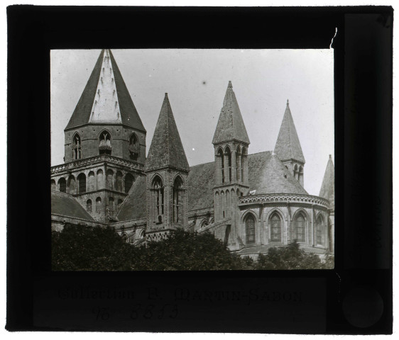 Église abbatiale Saint-Étienne de l'abbaye aux Hommes de Caen (Calvados), chevet.