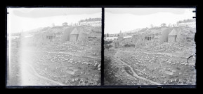 Ruines et vestiges de temple.
