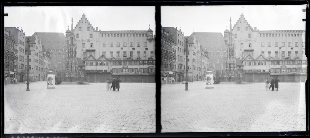 La Belle Fontaine, sur la Place du Marché de Nuremberg (Bavière, Allemagne).