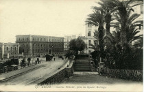 ALGER - Caserne Pelissier, prise du Square Marengo