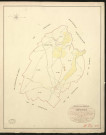 Heuqueville. Tableau d'assemblage du Plan Parcellaire de la Commune d'Heuqueville. _ Canton des Andelys - Andelys - Eure. _ Terminé sur le terrain en 1830, sous l'administration de M. Le Vicomte Raymond Delaitre, Prefet - M. Legendre, Maire et sous la direction de M. Marel, Directeur des Contributions directes. _ - M. Hautier, Géomètre en chef. _ Par M. Lefroid, Géomètre de 1re classe