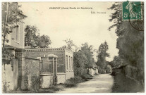 Crestot. Route du Neubourg.