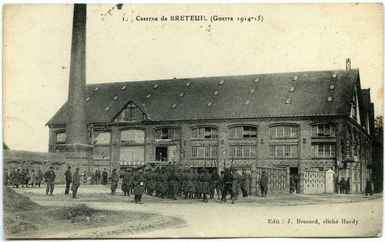 Breteuil-sur-Iton. Caserne de Breteuil (guerre 1914-15).