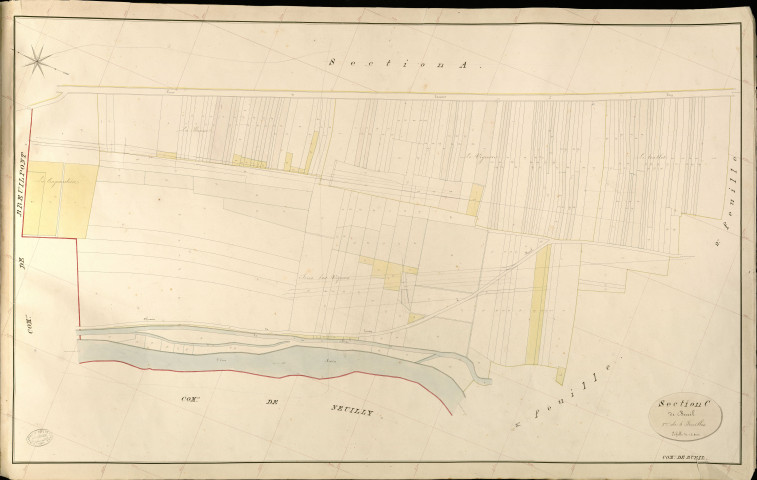 Bueil. Section C _ de Bueil _ 1re de 5 Feuilles