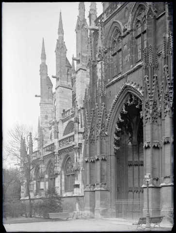Portail sud de l'église Saint-Ouen de Rouen (Seine-Maritime).