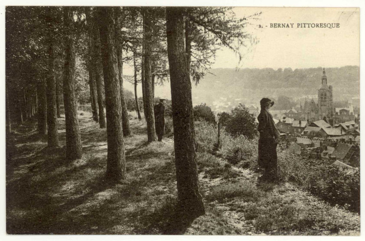 Bernay. Vue des Monts- Bernay pittoresque.
