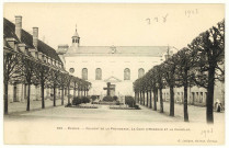 Evreux-Ville. Couvent de la Providence-La Cour d'Honneur et la Chapelle.