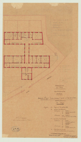 Andelys (Les) _"Avant-projet d'une maison d'arrêt et de correction".