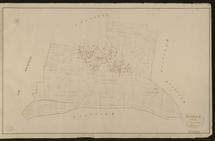 Ailly. Section A _ de Grucher _ 2e et dernière Feuille