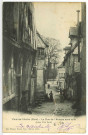 Pont-de-l'Arche. Rue de l'Abbaye sans Toile (prise d'en haut).