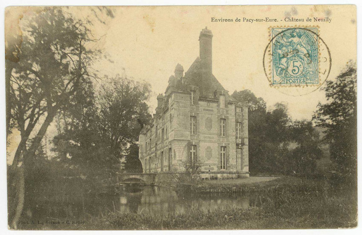Neuilly. Environs de Pacy-sur-Eure. - Château de Neuilly.