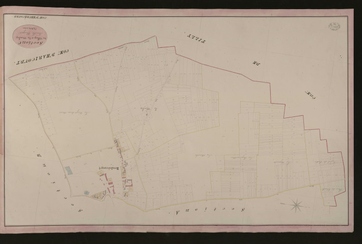 Heubécourt. Section C _ du Village _ Feuille Unique