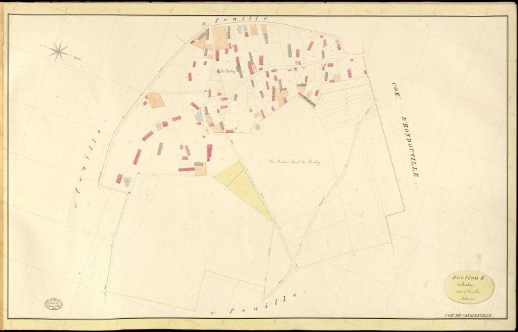 Canappeville. Section A _ du Boulay _ 3e de 4 Feuilles