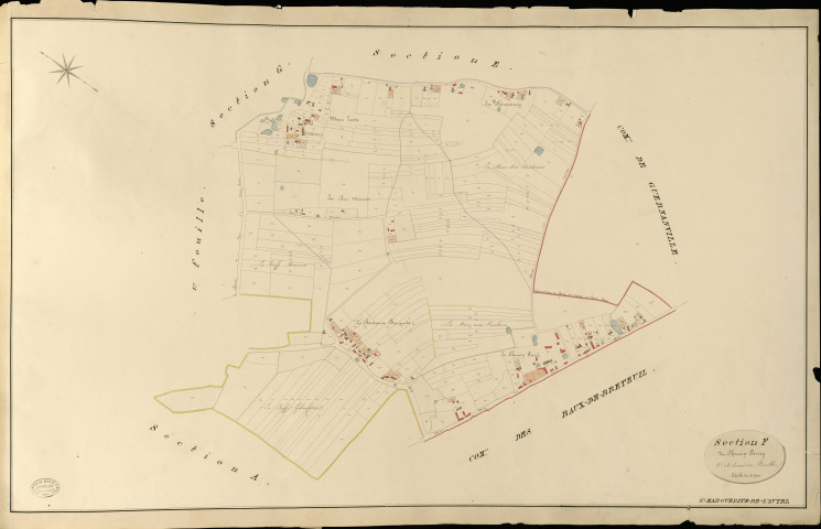Sainte-Marguerite-de-l'Autel. Section F _ du Chemin Perrey _ 2e et dernière Feuille