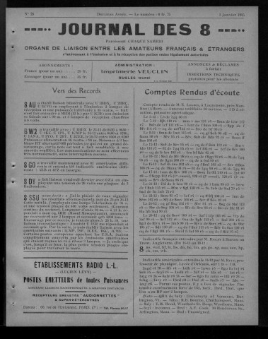 1925, 1er trimestre