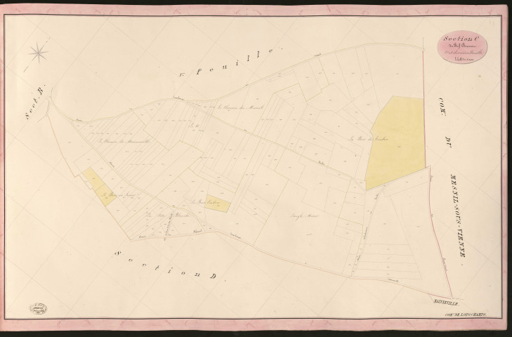Longchamps. Section C _ du Fief Brunet _ 2e et dernière Feuille