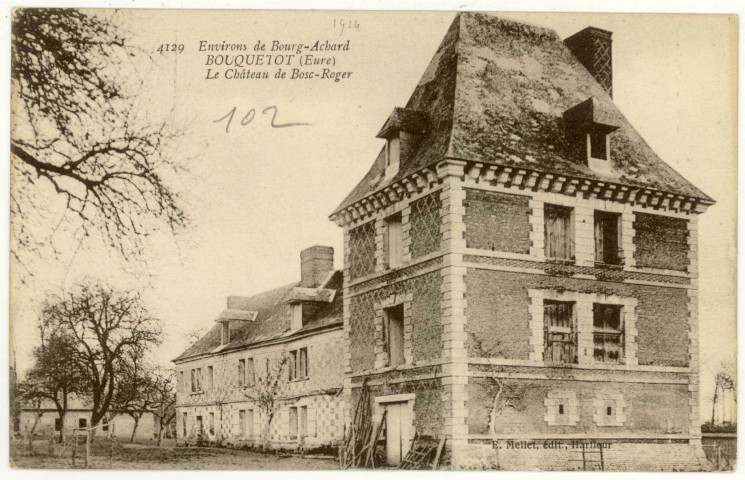 Bouquetot. Le Château de Bosc-Roger.