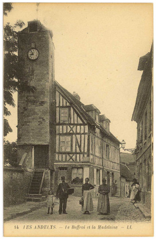 Andelys (Les). Le Beffroi de la Madeleine.