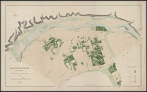 Cours de la Seine de Portejoie à Poses - "Plan topographique du cours de la Seine du bas de Poses jusqu'à Portejoie. Feuille n°21".