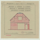 Breuilpont _"Ferme du château de Lorey. Propriété de Mme la comtesse de Montgrillon. Remise à grains et fourrage".