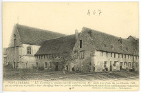 Pont-Audemer. Les Cordeliers, ancien Couvent construit au XVe siècle aux frais du Roi Charles VIII, qui accorda aux Cordeliers leur chauffage dans les forêts voisines ; actuellement converti en établissement industriel.