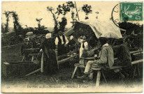 Basse-Normandie. Une Foire en Basse Normandie. - Marchand de Cidre.