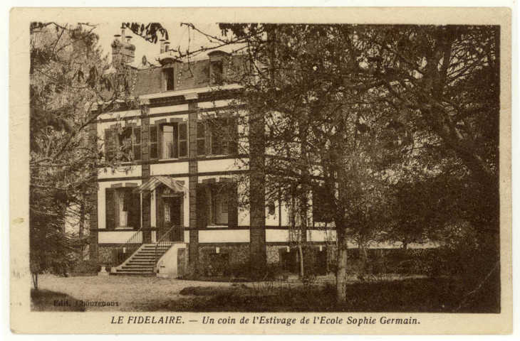 Fidelaire (Le). Un coin de l'Estivage de l'Ecole Sophie Germain.