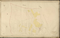 Nonancourt. Section A _ des petites Brosses _ Feuille Unique
