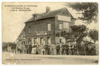 Epreville-près-le-Neubourg. La Maison Rouge-Café P. LEFEBVRE.