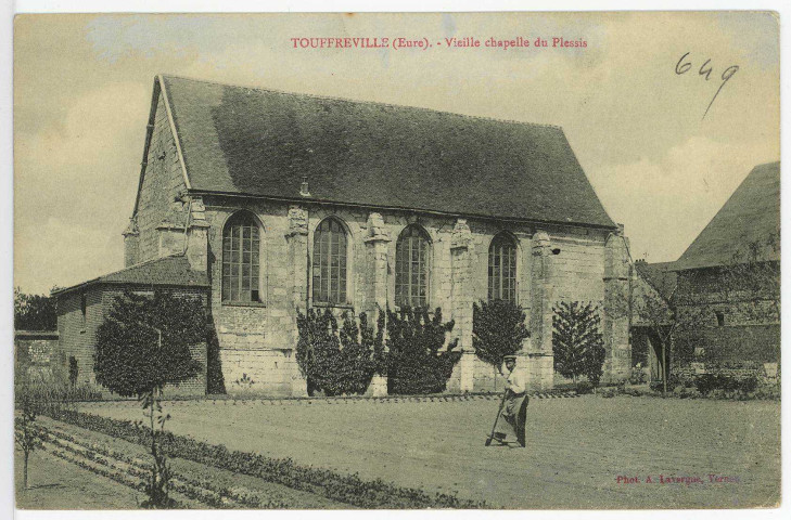 Touffreville. Vieille Chapelle du Plessis.
