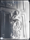 Statue d'ange musicien de l'église de Saint-Pierre-de-Cormeilles (Eure).