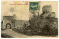 Château-sur-Epte. Ruines du Donjon et Porte de l'Ancien Château.