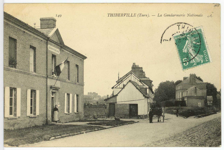 Thiberville. La Gendarmerie Nationale.