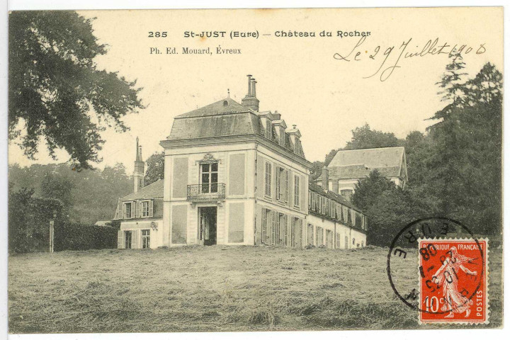 Saint-Just. Château du Rocher.
