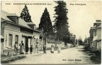 Amfreville-la-Campagne. Rue Principale.