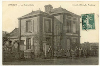 Combon. La Mairie-Ecole.