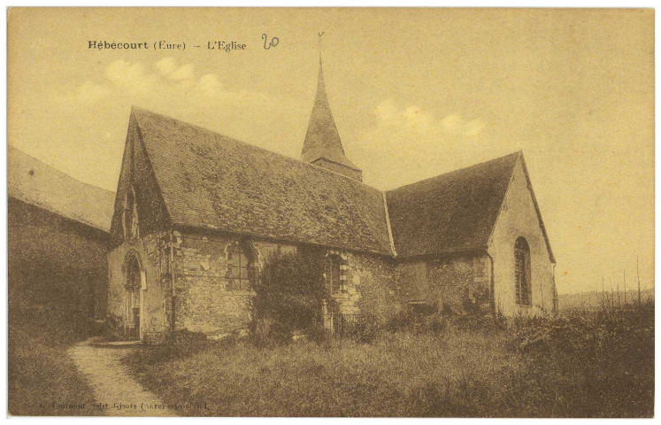 Hébécourt. L'Eglise.