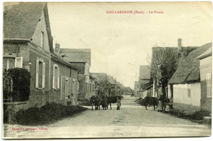 Gaillarbois-Cressenville. Gaillardbois. - La Route.
