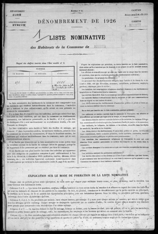 BOURTH 1926