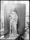 Statue de Vierge à l'enfant de l'église de Sancourt (Eure).