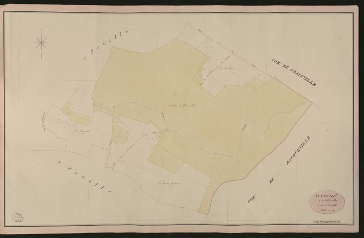 Radepont. Section C _ de la Côte de Grainville _ 2e de 4 Feuilles
