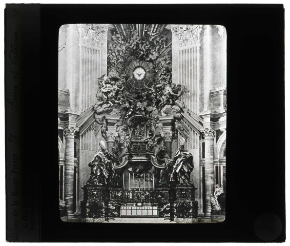 Basilique Saint-Pierre du Vatican, chaire.