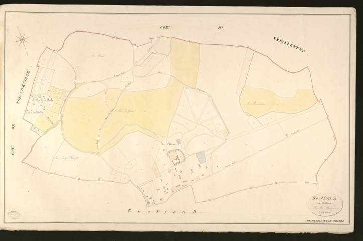 Boissey-le-Chatel. Section A _ du Château _ Feuille Unique